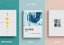 design minimalist book cover japanese style